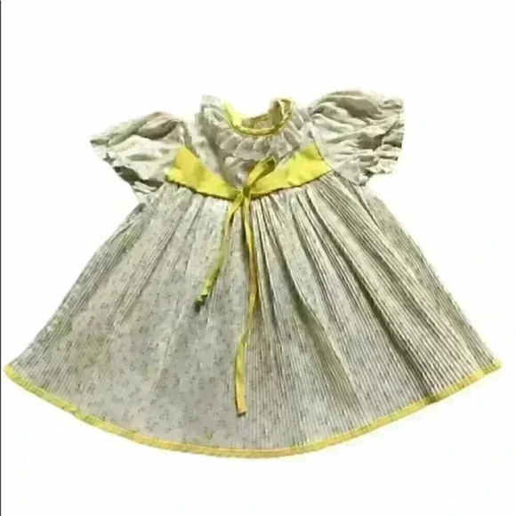Vtg sears dress tall infant 30 lbs maybe 12-18 mon - Picture 1 of 7